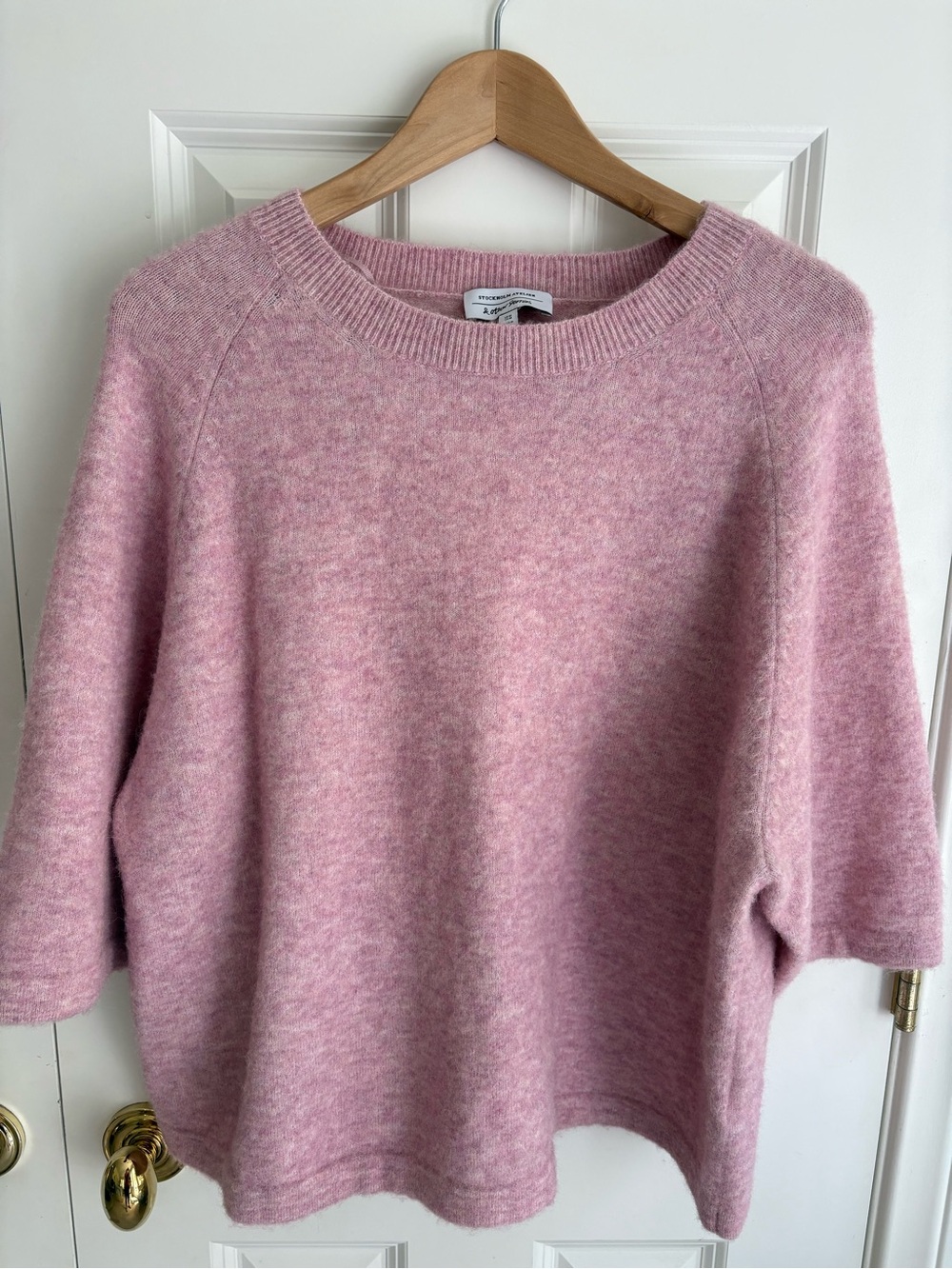 & Other Stories Alpaca Blend Pink Fuzzy Sweater Stockholm Atelier M